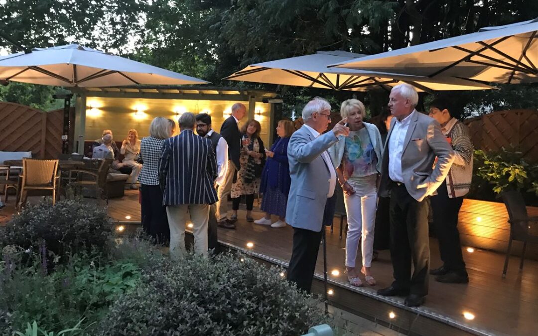 What a great party… Press Club members raise a glass to live events